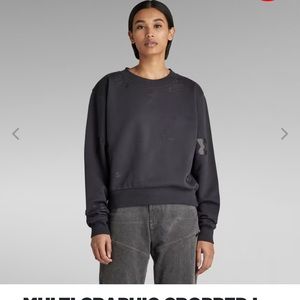 G-Star women cropped sweatshirt XS